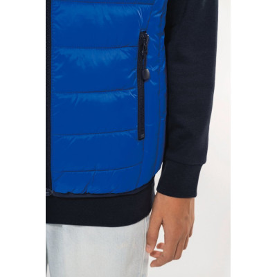 Kid's lightweight sleeveless padded jacket